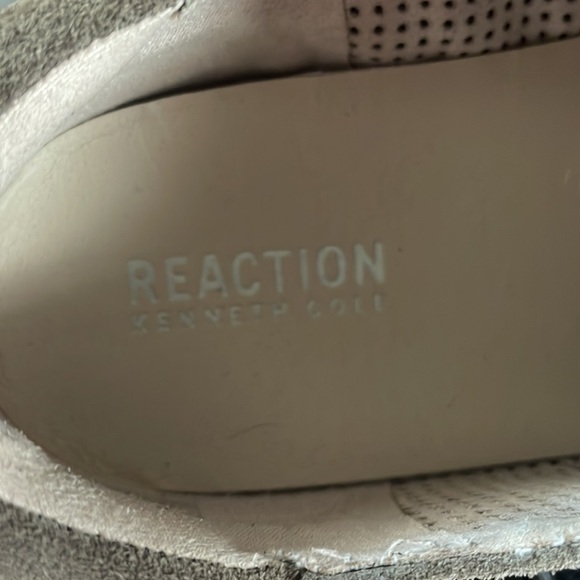 8.5 Kenneth Cole reaction leather upper platform bow sneaker shoes - Picture 3 of 6